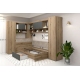 Dormitor colt AMBRO 9, Stejar, Antracit - 2
