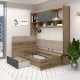 Dormitor colt AMBRO 6, Stejar, Antracit - 1