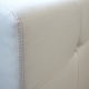 Pat tapitat ARISA, 180x200, suport saltea, piele eco Alba - 1