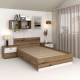 Pat copii AMBRO, 90x200, Stejar, Alb, suport saltea
