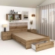 Pat copii AMBRO, 90x200, sertar frontal, Stejar - 1