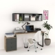 Ansamblu birou STUDIO 4, Stejar, Antracit 2