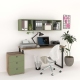 Ansamblu birou STUDIO 4, Stejar, Pesto 2