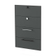 Dulap suspendat PRIMAVERA 120, H35, 1U, Oak, Antracit - 1