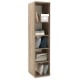 Dulap haine PRIMAVERA 45, H200, 1U, polite, Stejar, Antracit - 1