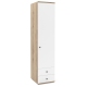 Dulap haine PRIMAVERA 45, H200, 1U2S, polite, Stejar, Alb