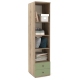 Dulap haine PRIMAVERA 45, H200, 1U2S, polite, Stejar, Pesto - 1