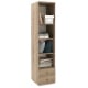 Dulap haine PRIMAVERA 45, H200, 1U2S, polite, Stejar - 1