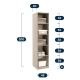 Oferta Dormitor LINEA 4, Antracit cu saltea inclusa - 2