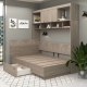Oferta Dormitor colt AMBRO 6, Oak cu saltea inclusa - 1