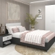 Dormitor LINEA 1, Antracit, Alb