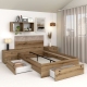 Oferta Pat copii AMBRO, 90x200, 2 sertare, Stejar cu saltea inclusa - 2