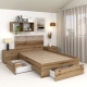 Oferta Pat copii AMBRO, 90x200, 2 sertare, Stejar cu saltea inclusa - 1