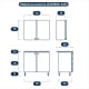 Mobila bucatarie DOMINO A90, Oak, Antracit - 1