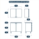 Mobila bucatarie STYLE A90, MDF Alb Gloss - 1