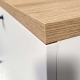 Comoda TV PRIMAVERA, 150x42, H76, 2U4S, Alb, Stejar - 2