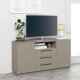 Comoda TV SERENA, 150x42, H79, 2U3S, Gri Piatra - 1