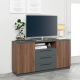 Comoda TV SERENA, 150x42, H79, 2U3S, Nuc Warmia, Antracit - 1