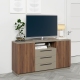 Comoda TV SERENA, 150x42, H79, 2U3S, Nuc Warmia, Gri Piatra