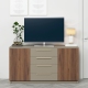 Comoda TV SERENA, 150x42, H79, 2U4S, Nuc Warmia, Gri Piatra