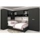 Oferta Dormitor colt ALESSIO 4, Antracit cu saltea inclusa - 2