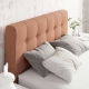 Pat tapitat copii GEORGIA Clasic, 90x200, H107, somiera, Catifea Roz - 3