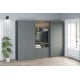 Set mobila dulapuri si comoda tv PRIMAVERA A270x52, H200, 5U3S, Antracit, Stejar - 1