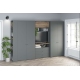 Set mobila dulapuri si comoda tv PRIMAVERA A295x52, H200, 5U3S, Antracit, Stejar