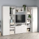 Biblioteca Living ARONA A 270, A50, H195, 4U, Alb Portelan - 1