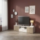 Comoda ARONA 150, A42, H39, 2U1S, Alb Portelan, Oak