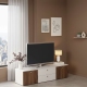 Comoda ARONA 150, A42, H39, 2U2S, Alb Portelan, Nuc Warmia - 1