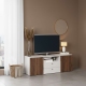 Comoda ARONA 150, A42, H57, 2U2S, Alb Portelan, Nuc Warmia - 1