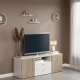 Comoda ARONA 150, A42, H57, 2U2S, Alb Portelan, Oak - 1