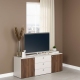 Comoda ARONA 150, A42, H57, 2U3S, Alb Portelan, Nuc Warmia - 1