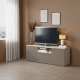 Comoda ARONA 150, A42, H57, 3U, Alb Portelan, Gri Piatra - 1