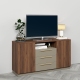 Comoda TV SERENA, 150x42, H79, 2U3S, Nuc Warmia, Gri Piatra - 1