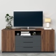 Comoda TV SERENA, 180x42, H79, 2U3S, Nuc Warmia, Antracit - 1