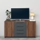 Comoda TV SERENA, 150x42, H79, 2U4S, Nuc Warmia, Antracit - 1