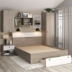 Suport saltea Dormitor AMBRO 3, Oak, Alb