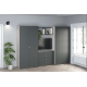 Dressing dormitor ARONA A 270, A50, H195, 4U4S, Alb Portelan, Antracit - 1