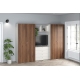 Dressing dormitor ARONA A 270, A50, H195, 4U4S, Alb Portelan, Nuc Warmia - 1