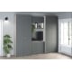 Dressing dormitor ARONA A 270, A50, H230, 5U4S, Alb Portelan, Antracit - 1