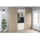 Dressing dormitor ARONA A 270, A50, H230, 5U4S, Alb Portelan, Oak - 1