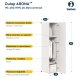 Dulap haine ARONA 45, A50, H195, 1U, Alb Portelan, Oak - 2