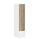Dulap haine ARONA 45, A50, H195, 1U2S, Alb Portelan, Stejar