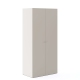 Dulap haine ARONA 90, A50, H195, 2U, Alb Portelan, Gri Piatra