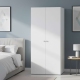 Dulap haine ARONA 90, A50, H195, 2U, Alb Portelan - 1