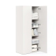 Dulap haine ARONA 90, A50, H195, 2U, Alb Portelan - 3