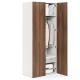 Dulap haine ARONA 90, A50, H210, 2U, Alb Portelan, Nuc Warmia - 1