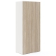 Dulap haine ARONA 90, A50, H210, 2U, bara umerase, Alb Portelan, Oak